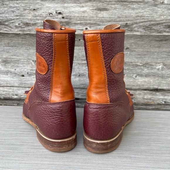 JUSTIN Kiltie Western Boots / Ws-Sz 6.5 - Picture 5 of 9